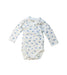 A Blue Long Sleeve Bodysuits from Petit Bateau in size 0-3M for neutral. (Front View)