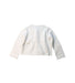 A White Cardigans from Petit Bateau in size 2T for girl. (Back View)