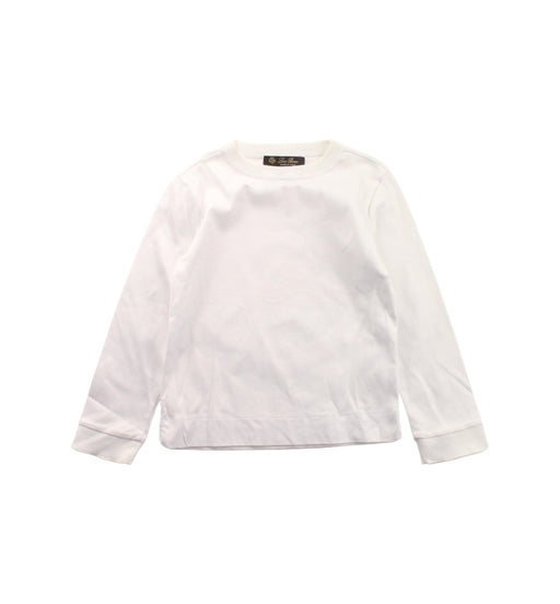 A White Long Sleeve Tops from Loro Piana in size 2T for boy. (Front View)