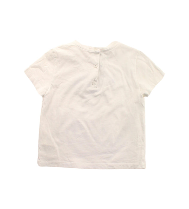 A White Short Sleeve T Shirts from Fendi in size 2T for boy. (Back View)