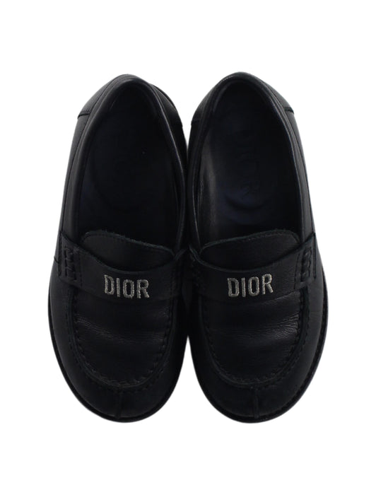 A Black Dress Shoes from Dior in size 4T for boy. (Back View)