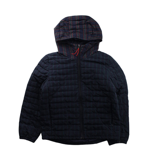 A Blue Puffer/Quilted Jackets from Bellerose in size 8Y for boy. (Front View)