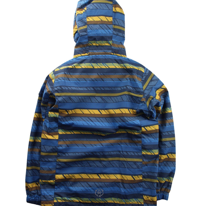 A Blue Lightweight Jackets from Color Kids in size 10Y for boy. (Back View)