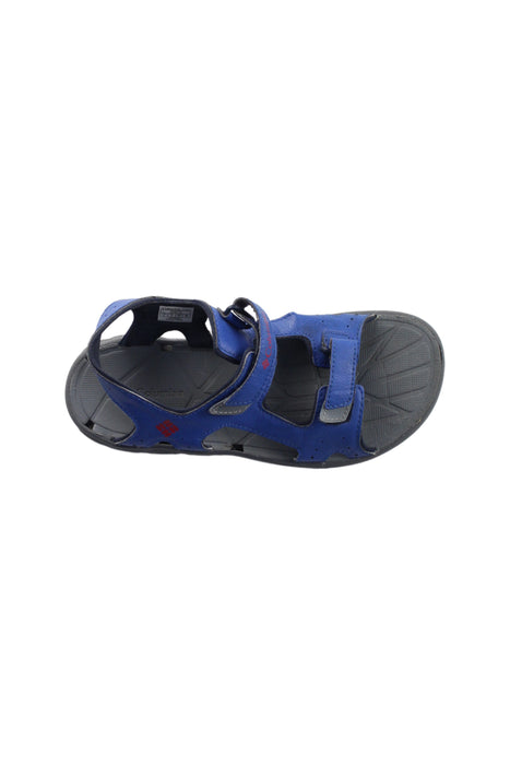 A Blue Sandals from Columbia in size 12Y for boy. (Front View)