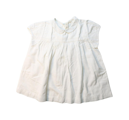 A White Short Sleeve Tops from Little Cotton Clothes in size 8Y for girl. (Front View)
