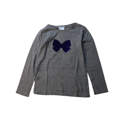 A Grey Long Sleeve T Shirts from Jacadi in size 8Y for girl. (Front View)
