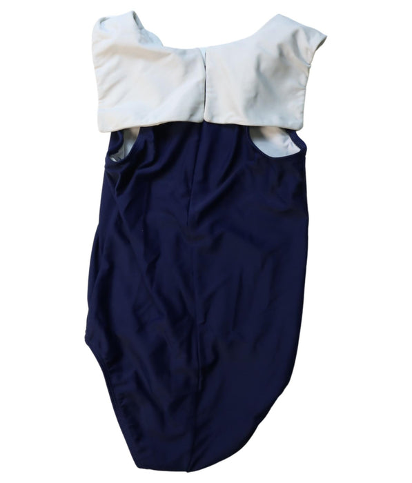 A Navy Swimsuits from Minnow in size 9Y for girl. (Back View)