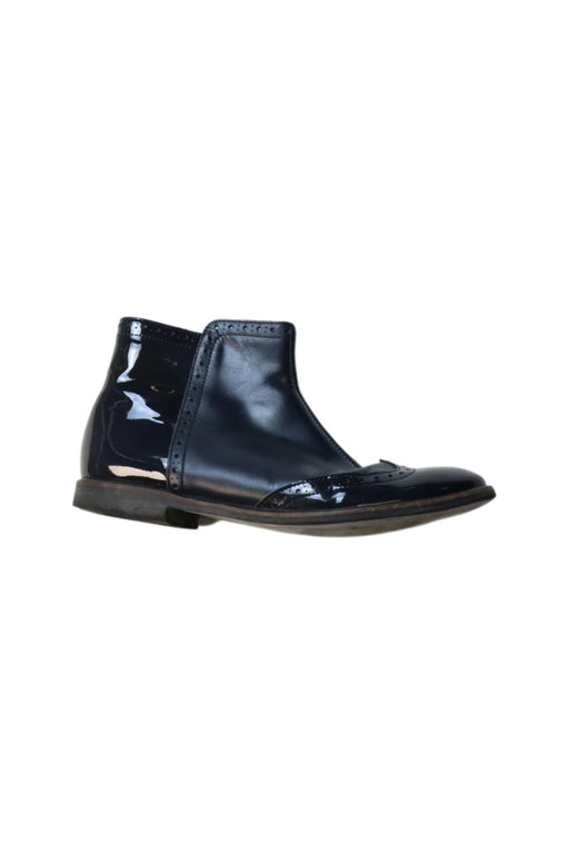 A Black Casual Boots from Jacadi in size 9Y for boy. (Front View)