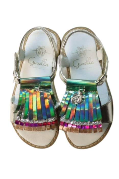A Multicolour Sandals from Gusella in size 4T for girl. (Back View)