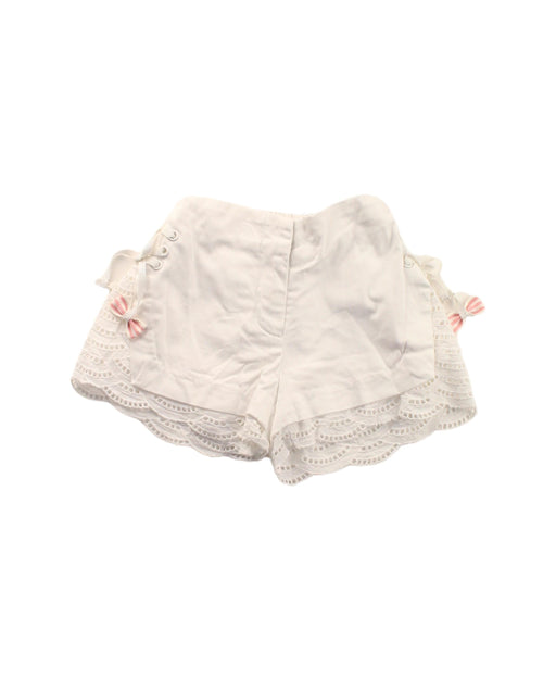 A White Shorts from Nicholas & Bears in size 12-18M for girl. (Front View)