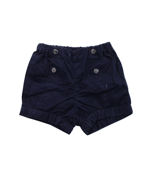 A Blue Shorts from Jacadi in size 12-18M for girl. (Front View)
