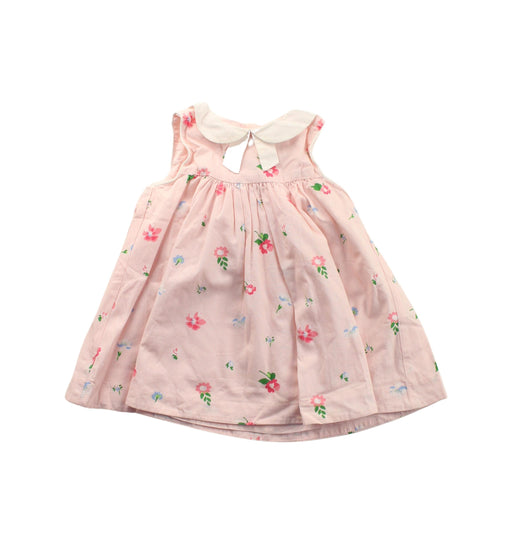 A Pink Sleeveless Dresses from Janie & Jack in size 3-6M for girl. (Front View)