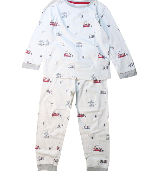 A Multicolour Pyjama Sets from The Little White Company in size 3T for boy. (Front View)