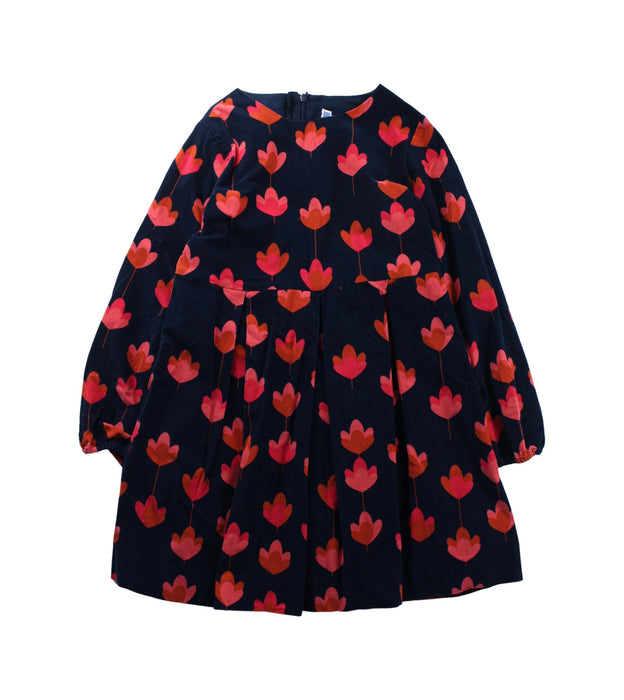 A Blue Long Sleeve Dresses from Jacadi in size 8Y for girl. (Front View)