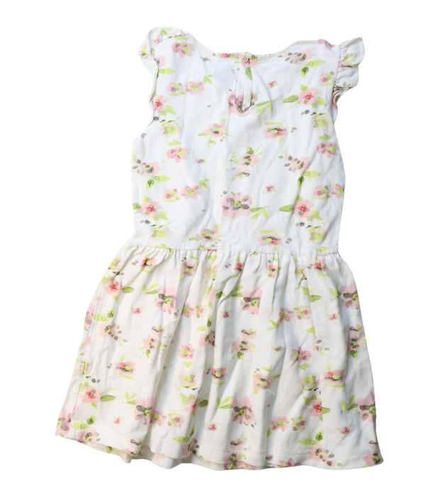 A Multicolour Sleeveless Dresses from Petit Bateau in size 12Y for girl. (Back View)