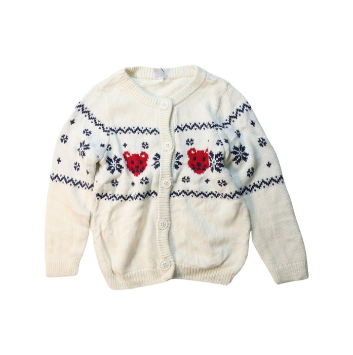 A Multicolour Cardigans from Petit Bateau in size 4T for girl. (Front View)