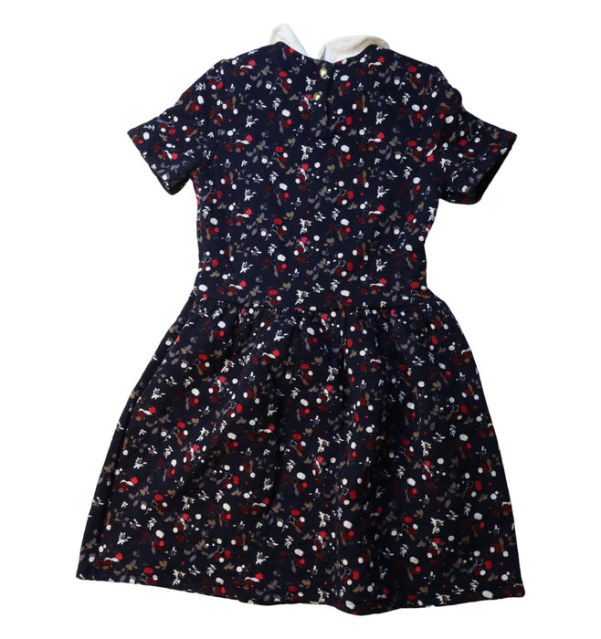 A Multicolour Short Sleeve Dresses from Petit Bateau in size 12Y for girl. (Back View)
