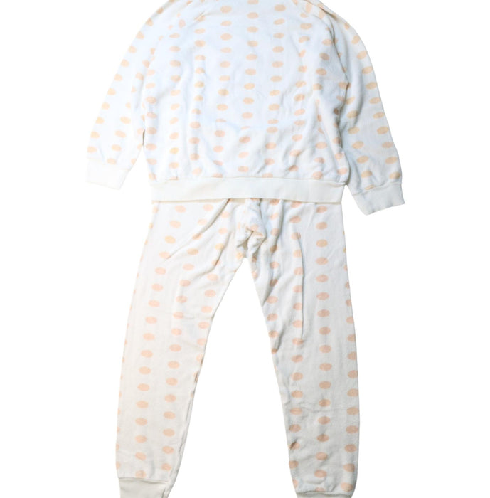 A White Pyjama Sets from Petit Bateau in size 12Y for neutral. (Back View)