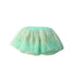 A Green Tulle Skirts from Seed in size 7Y for girl. (Back View)