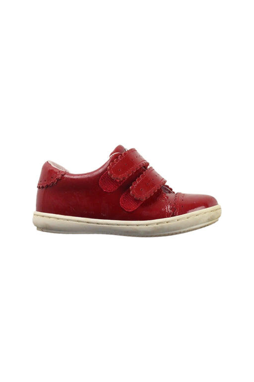 A Red Sneakers from Jacadi in size 12-18M for boy. (Front View)