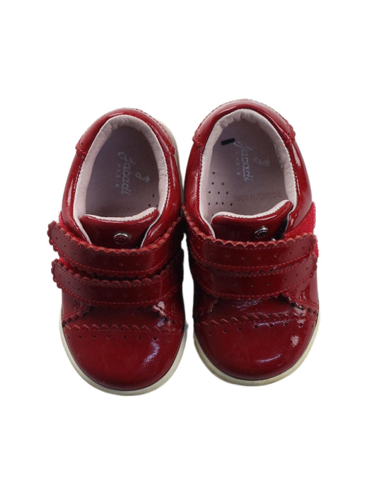 A Red Sneakers from Jacadi in size 12-18M for boy. (Back View)