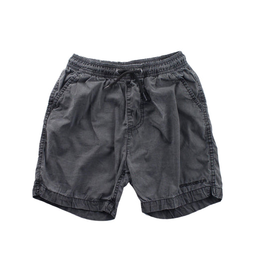 A Grey Shorts from Quiksilver in size 10Y for boy. (Front View)