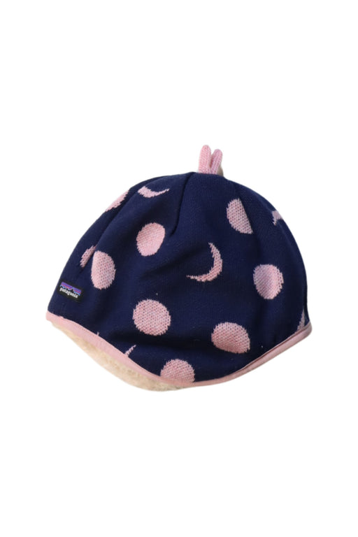 A Pink Winter Hats from Patagonia in size 5T for girl. (Front View)