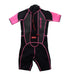 A Black Floatsuits from Aquasport in size 8Y for girl. (Back View)