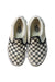 A Black Slip Ons from Vans in size 5T for boy. (Back View)