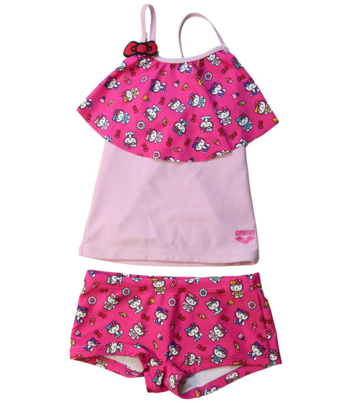 A Multicolour Swim Sets from Arena in size 5T for girl. (Front View)