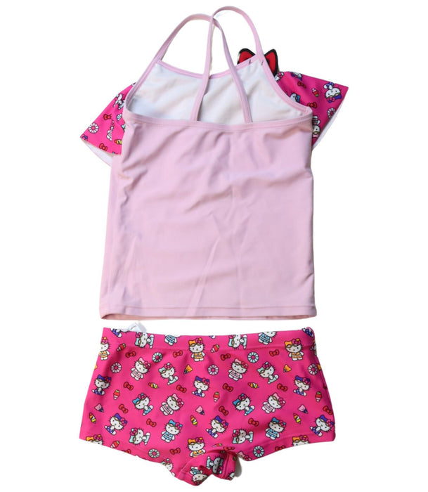 A Multicolour Swim Sets from Arena in size 5T for girl. (Back View)