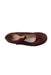 A Red Flats from Jacadi in size 9Y for girl. (Front View)