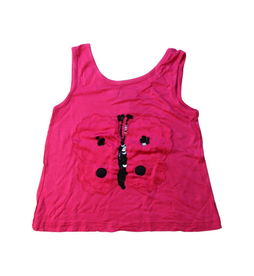 A Pink Sleeveless Tops from Rykiel Enfant in size 4T for girl. (Front View)