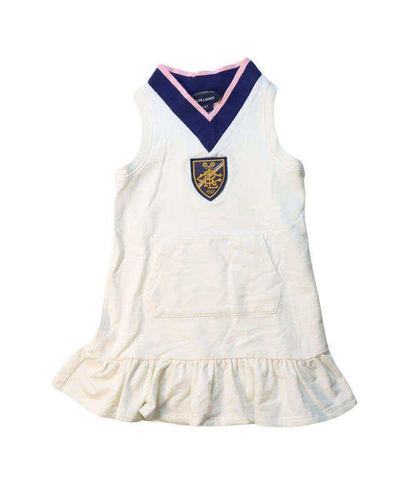A Multicolour Sleeveless Dresses from Ralph Lauren in size 4T for girl. (Front View)