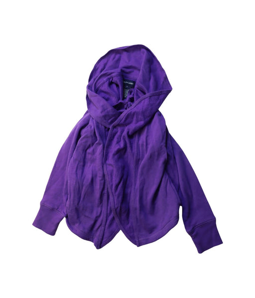 A Purple Cardigans from Ralph Lauren in size 5T for girl. (Front View)