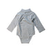 A Grey Long Sleeve Bodysuits from Jacadi in size 6-12M for girl. (Back View)