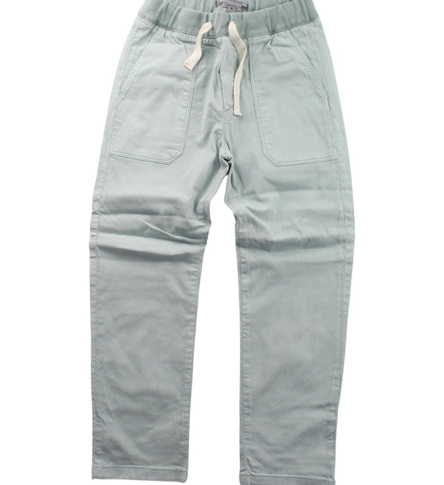 A Green Casual Pants from Bonpoint in size 6T for boy. (Front View)