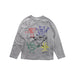 A Grey Long Sleeve T Shirts from Bonpoint in size 6T for girl. (Front View)