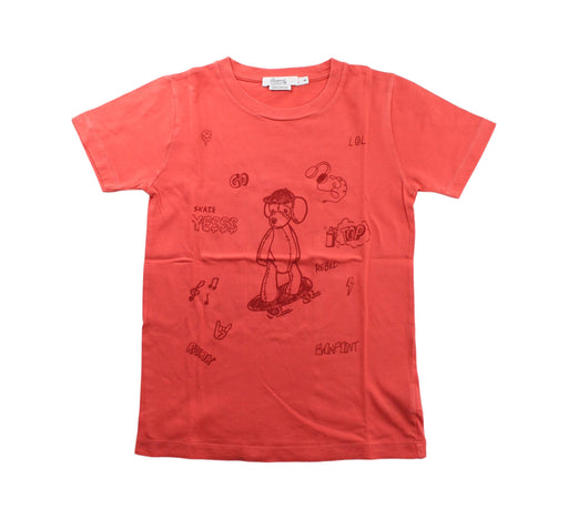 A Orange Short Sleeve T Shirts from Bonpoint in size 8Y for boy. (Front View)