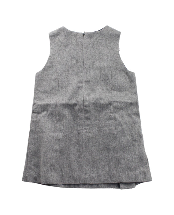 A Grey Sleeveless Dresses from Chicco in size 12-18M for girl. (Back View)