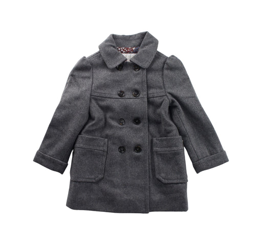 A Grey Coats from Gucci in size 12-18M for girl. (Front View)