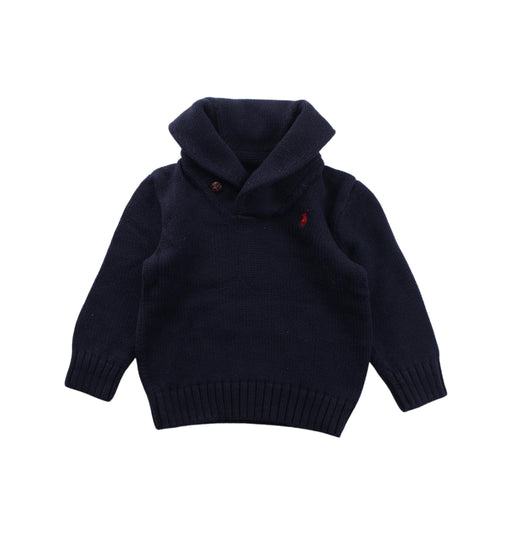 A Blue Knit Sweaters from Ralph Lauren in size 12-18M for boy. (Front View)