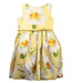 A Yellow Sleeveless Dresses from Monnalisa in size 4T for girl. (Back View)
