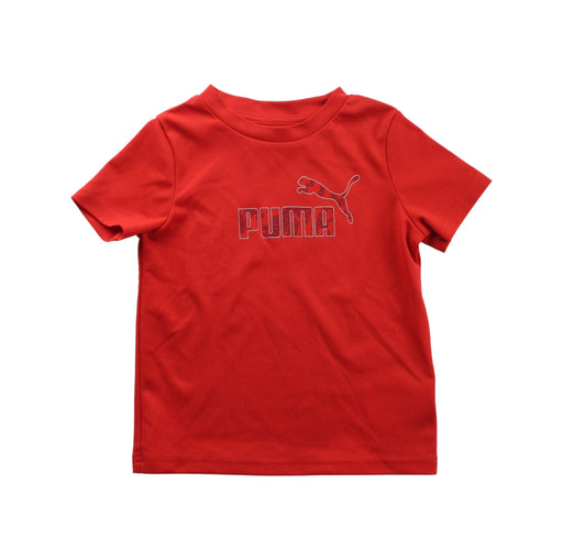 A Red Short Sleeve T Shirts from Puma in size 2T for boy. (Front View)