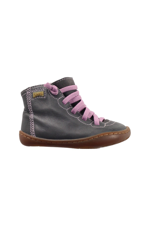 A Grey Casual Boots from Camper in size 12-18M for girl. (Front View)