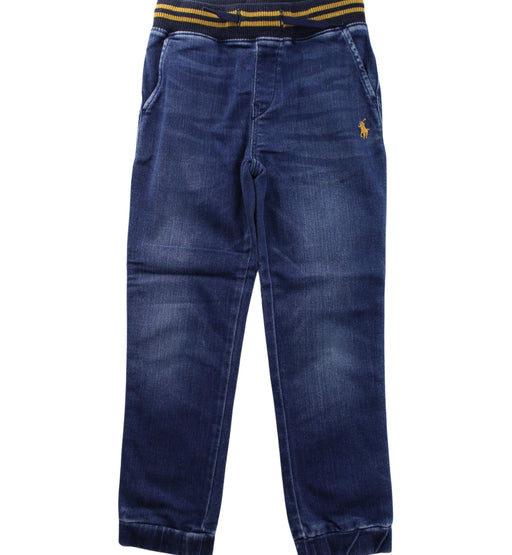 A Blue Jeans from Polo Ralph Lauren in size 7Y for boy. (Front View)