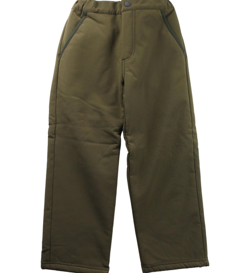A Green Casual Pants from The North Face in size 5T for boy. (Front View)