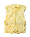 A Yellow Short Sleeve Rompers from Ralph Lauren in size 3-6M for girl. (Front View)