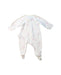 A White Onesies from Purebaby in size Newborn for girl. (Back View)