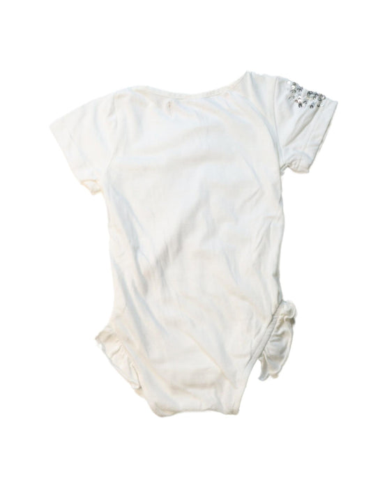 A White Short Sleeve Bodysuits from Tutu Du Monde in size 6-12M for girl. (Back View)